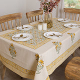 Handblock Table Cover (Sunbeam)