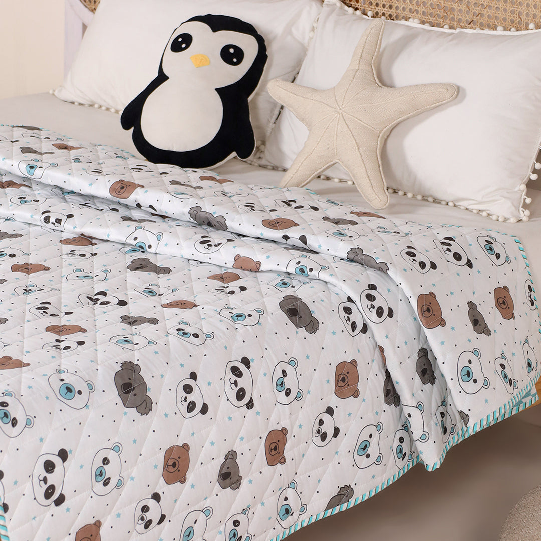 Baby Panda and Friends - Printed Baby Blanket