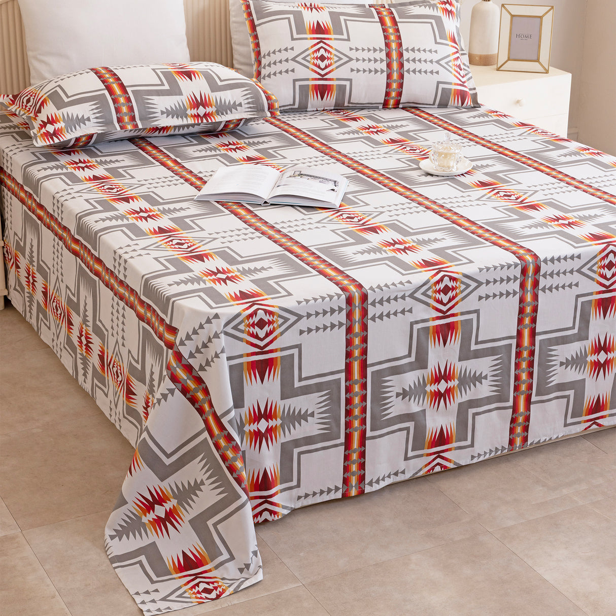 Premium Bedsheet & Cushion Cover Combo Set | Gift-Ready Box
