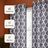 Imprimer Handpicked Soleil - Printed Semi Blackout Curtain (Grey)