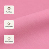 Fort Nightingale - Solid Bedsheet (Pink)