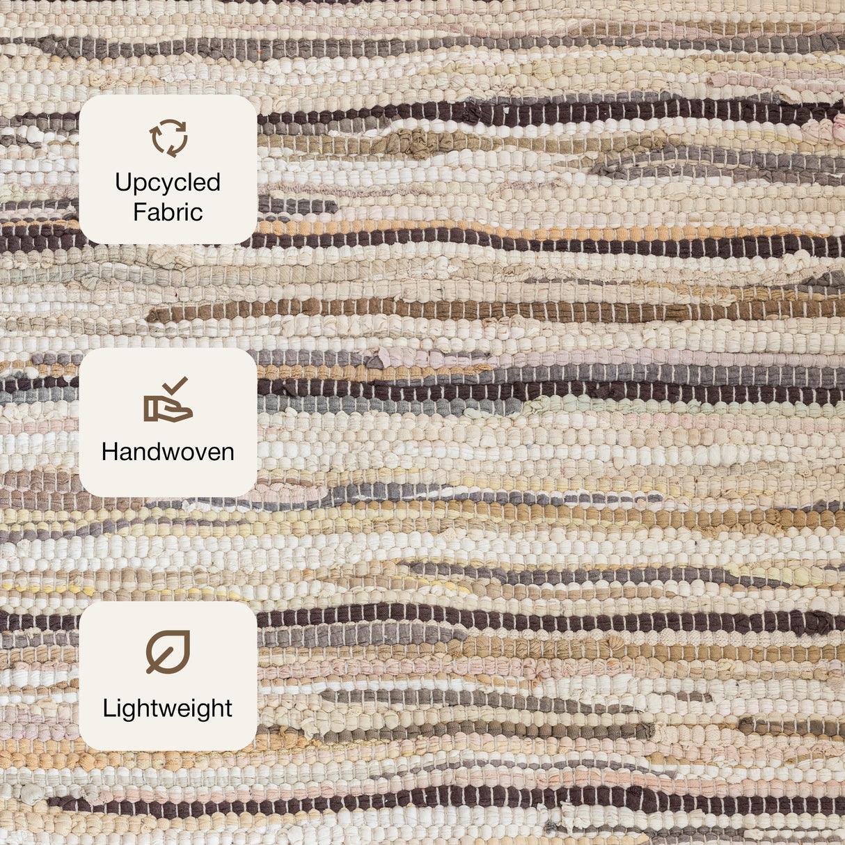 Earthology Harmony - Recycled Rug (Beige)