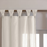 Fort Absolute - Twist Tab Top Sheer Curtain (White)