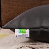 Solid Durable Cushion Cover (Grey)