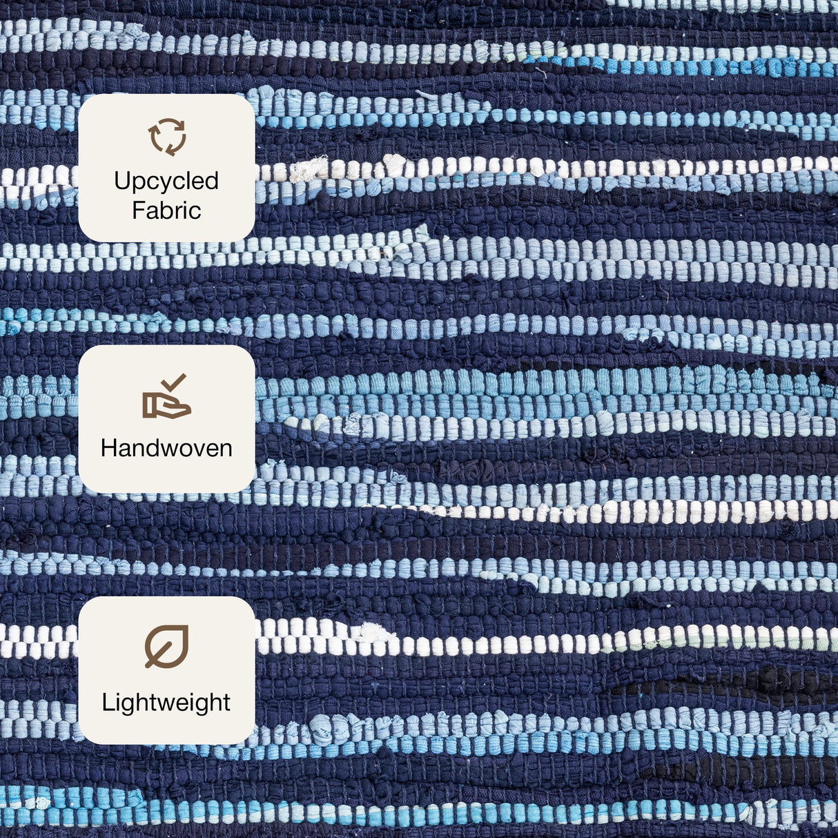 Earthology Harmony - Recycled Rug (Navy Blue)