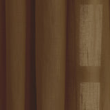Fort Absolute - Twist Tab Top Sheer Curtain (Dark Brown)