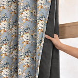 Imprimer Abstract - Digital Printed Blackout Curtain (Delicate Bloom)