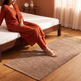 Tessitura Chromatic - Herringbone Cotton Rug (Tan & White)