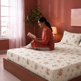 Blush Garden - Floral Fitted Sheet