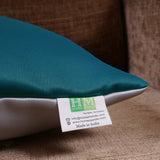 Double Color Pattern Cushion Cover (Blue & White)