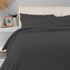 Breton Mellow - Satin Striped Duvet Cover (Grey)