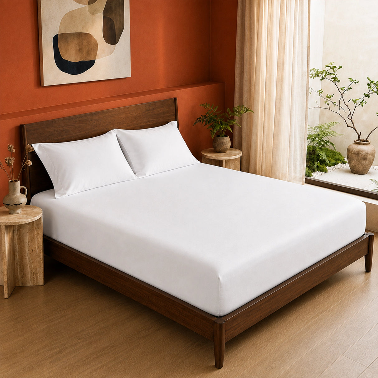 Premium Bamboo Fitted Sheet – Soft, Breathable & Comfortable Sheet