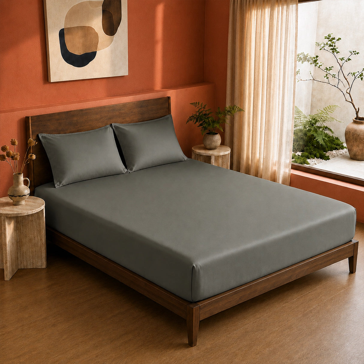 Organic Bamboo Fitted Sheet – Soft, Cool & Breathable