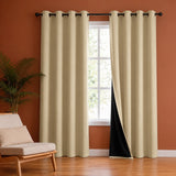 Fort Essential - Black Backing Blackout Curtain