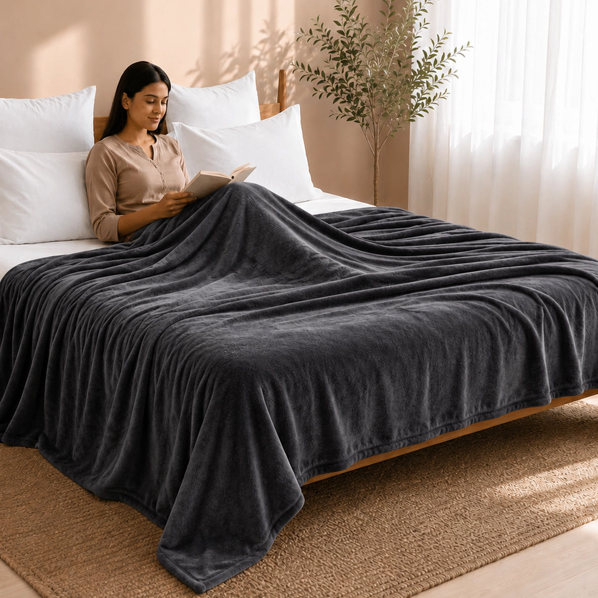 Fort Mellow - Plush Blanket (Storm Grey)