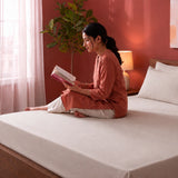 Fort Sublime - Solid Fitted Bedsheet (Light Grey)