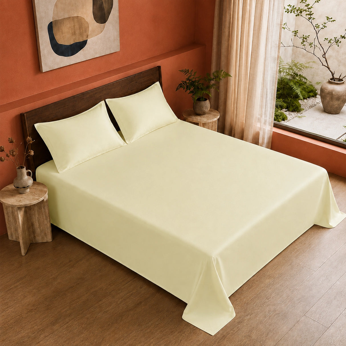 Organic Bamboo Bedsheet – Soft, Cool & Breathable