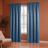 Fort Essential - Rod Pocket Blackout Curtain (Blue)