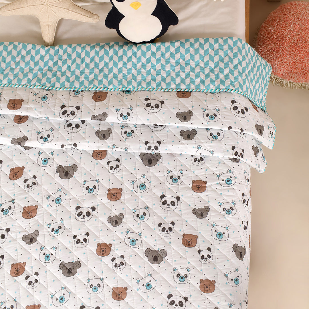 Baby Panda and Friends - Printed Baby Blanket