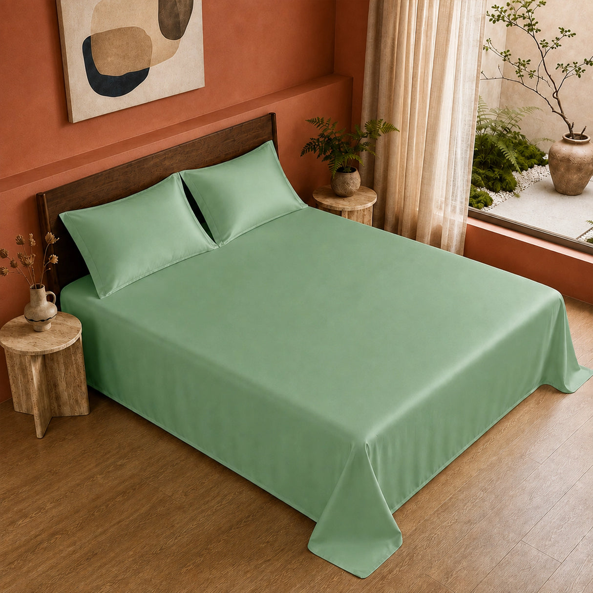 Organic Bamboo Bedsheet – Soft, Cool & Breathable
