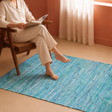 Earthology Harmony - Recycled Rug (Turquoise)