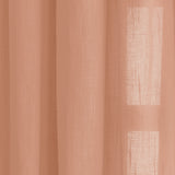 Fort Absolute - Twist Tab Top Sheer Curtain (Peach)