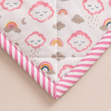 Baby Pink Cloudnine - Printed Baby Blanket