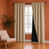 Fort Essential - Black Backing Blackout Curtain
