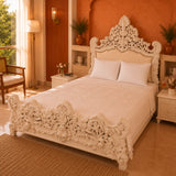 Breezy Bloom - Applique Bedcover