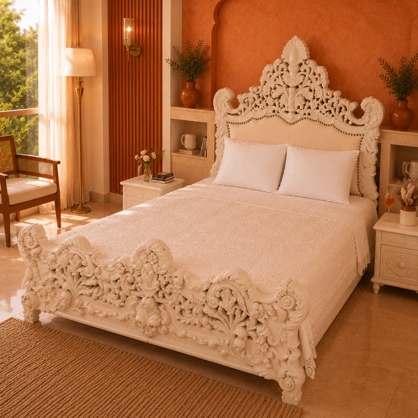 Breezy Bloom - Applique Bedcover