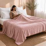 Fort Mellow - Solid Plush Blanket (Pink)