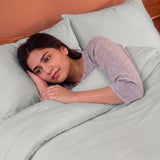 Fort Mellow - Solid Duvet Cover (Light Grey)