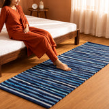 Earthology Harmony - Recycled Runner Rug (Navy Blue)