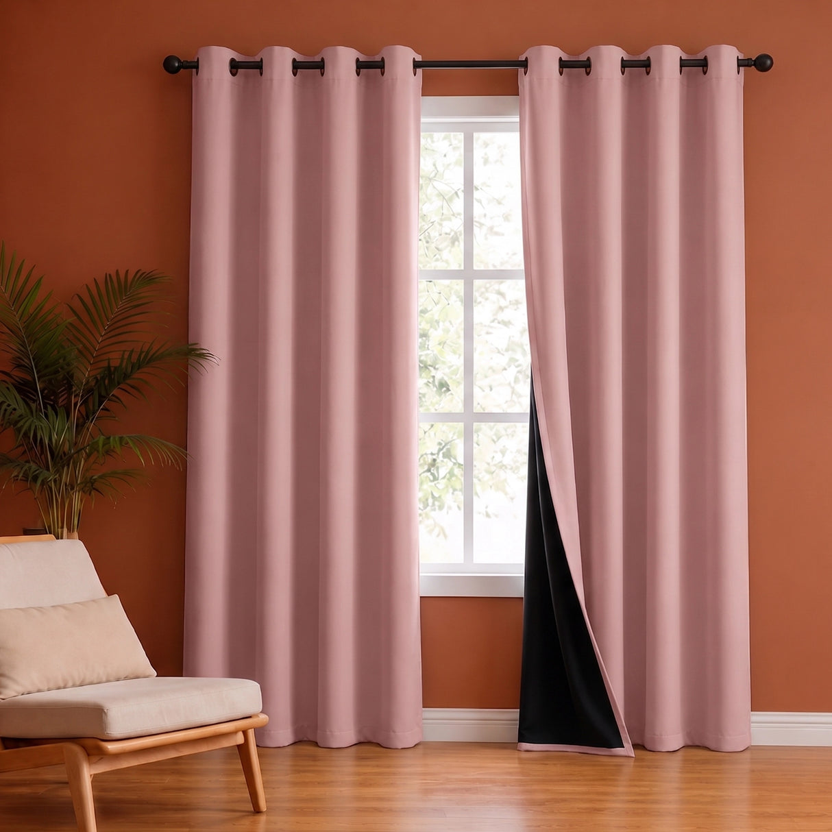Fort Essential - Black Backing Blackout Curtain