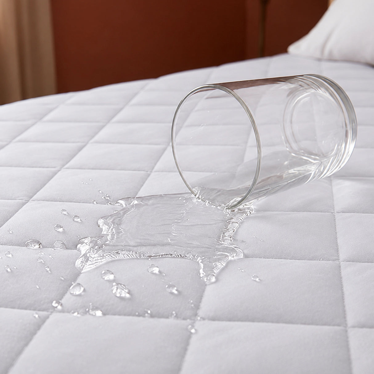 Ombre - Pure Shield Quilted Mattress Protector (White)