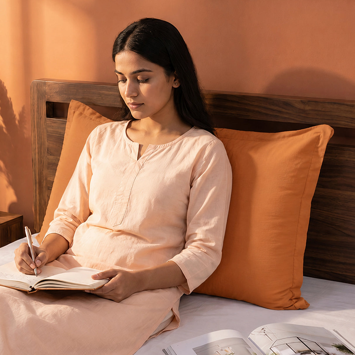 Fort Nightingale - Solid Pillow Cover (Taupe) (Bedsheet Excluded)