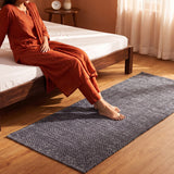 Tessitura Chromatic - Herringbone Cotton Rug (Grey & White)