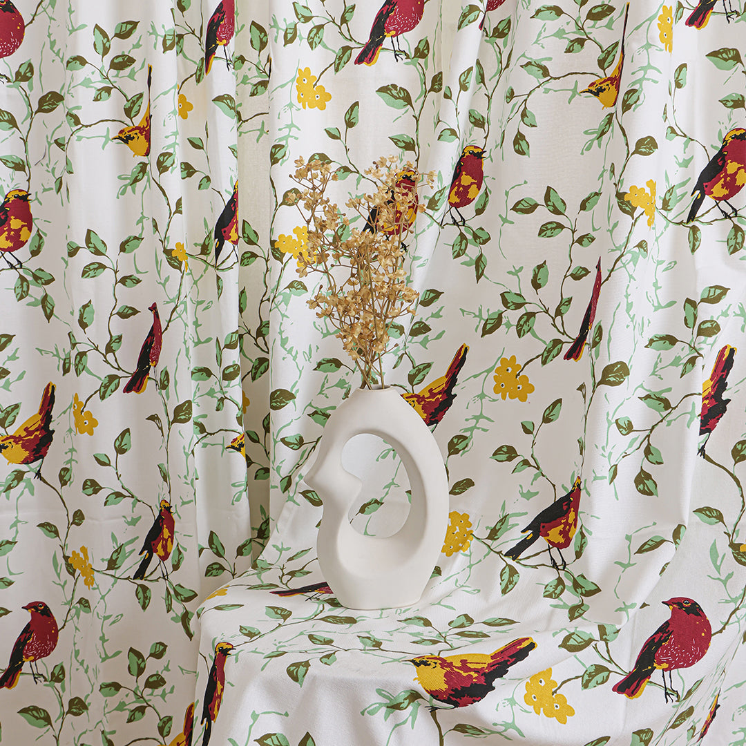 Multicolor Little Wings Eyelet Duck Curtain