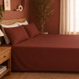 Fort Nightingale - Solid Bedsheet (Maroon)
