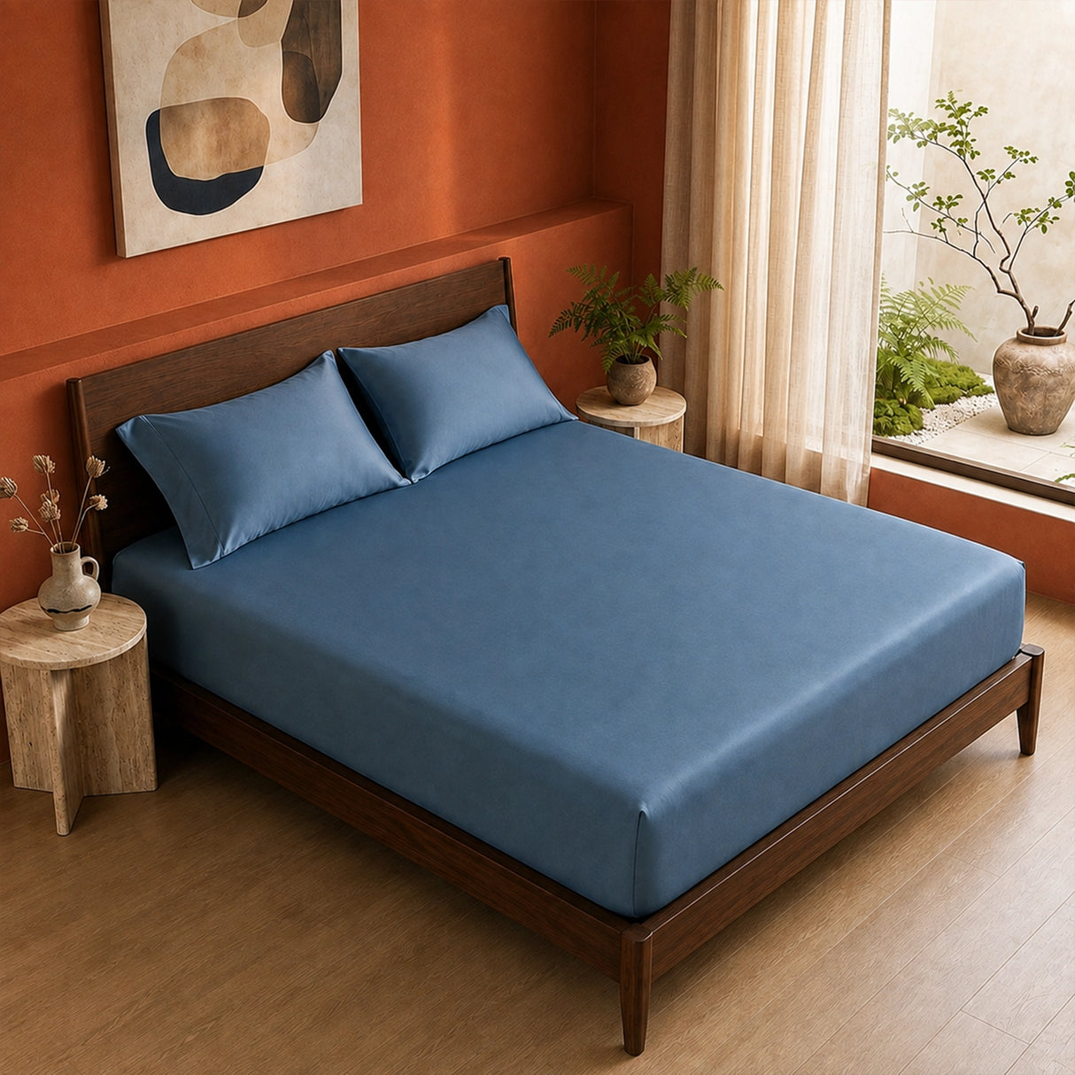 Premium Bamboo Fitted Sheet – Soft, Breathable & Comfortable Sheet
