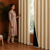 Fort Essential - Black Backing Blackout Curtain