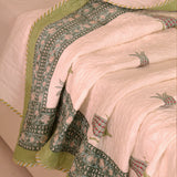 Dew Drops - Handblock Bedcover