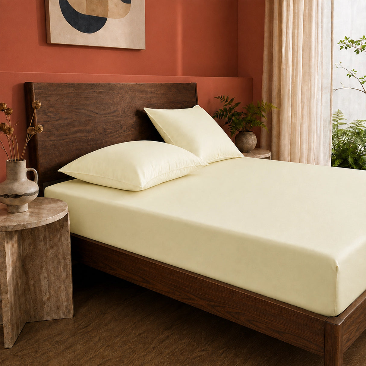 Organic Bamboo Fitted Sheet – Soft, Cool & Breathable