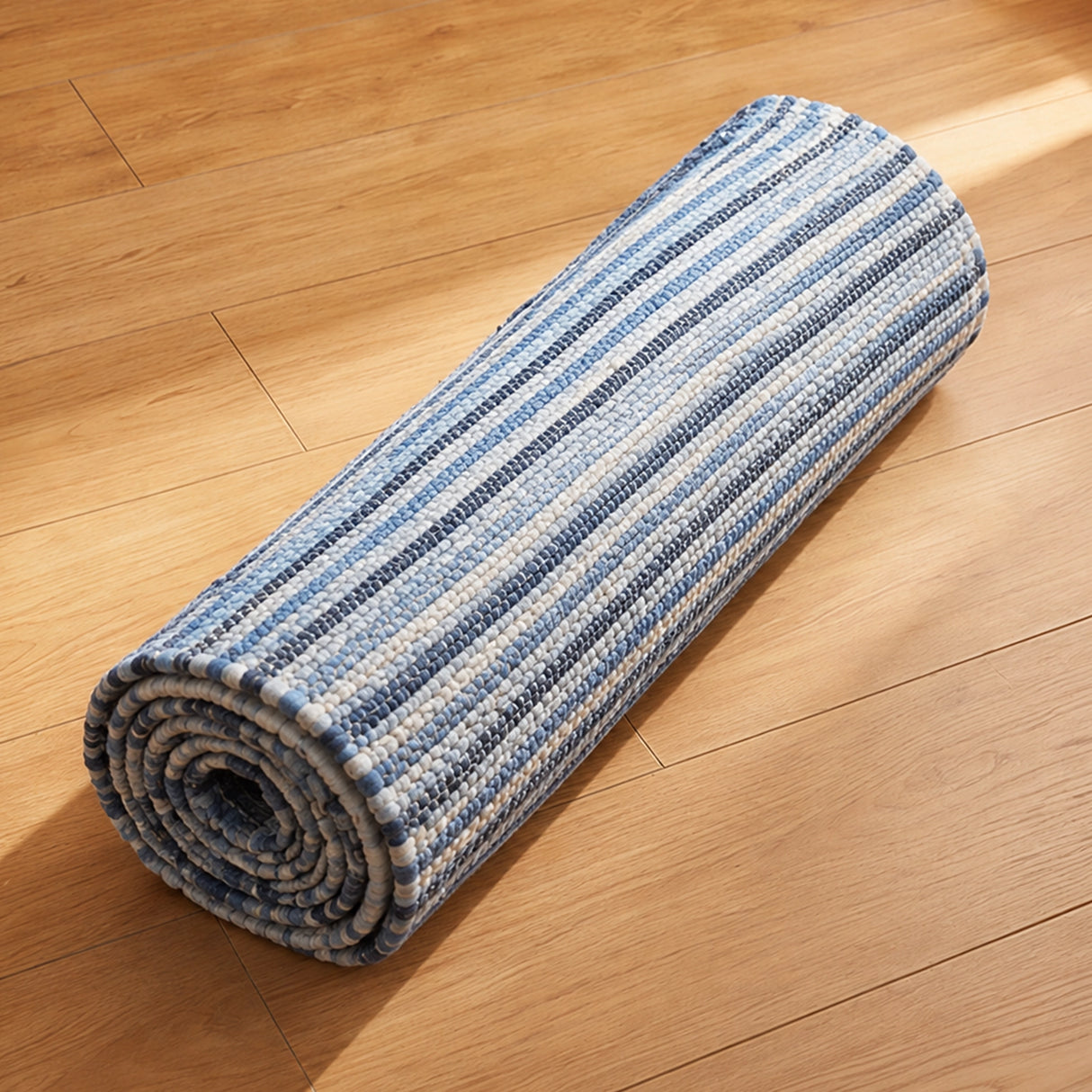 Earthology Soothe - Recycled Runner Rug (Denim Blue)