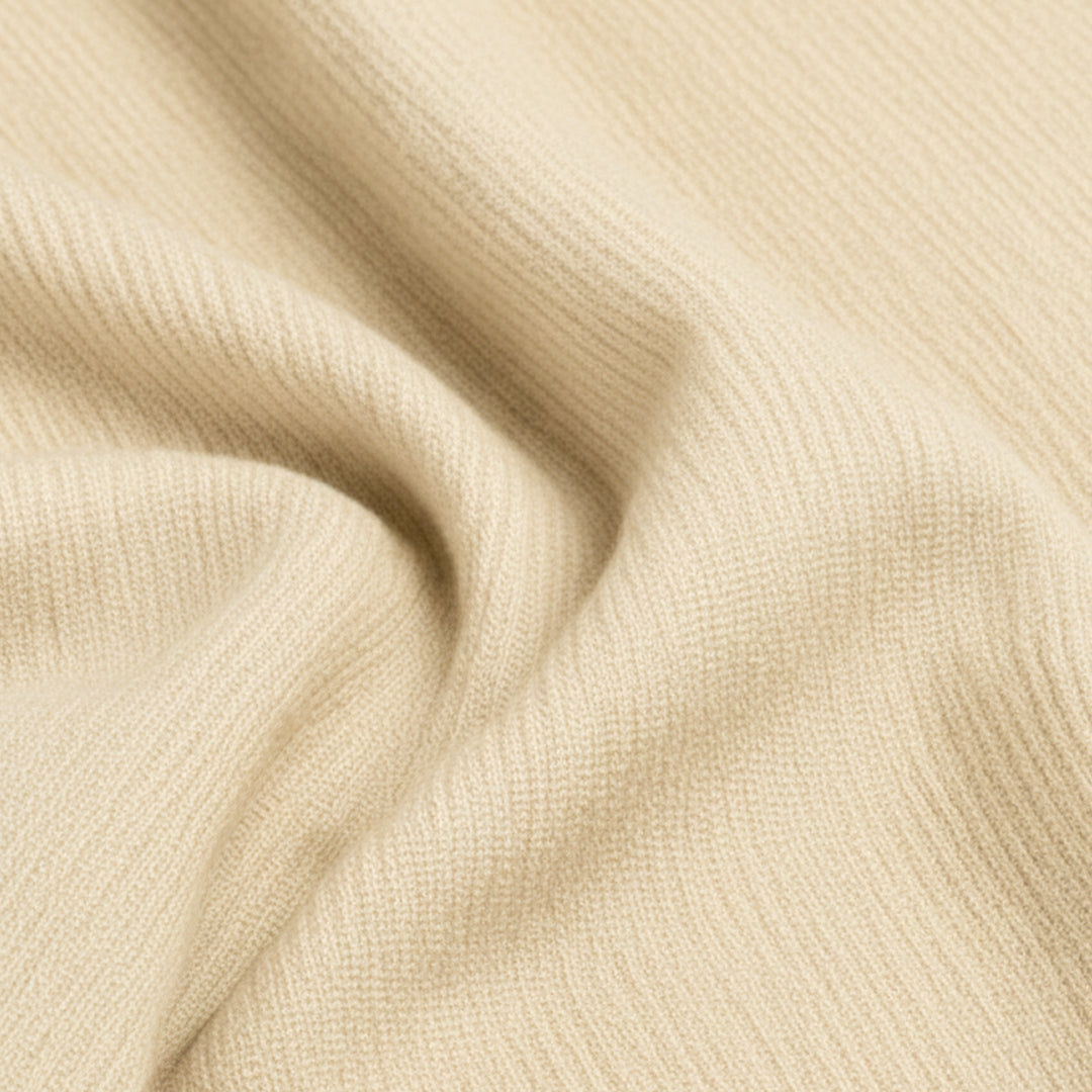 Chenille Solid Beige Sofa Cover