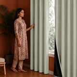 Fort Essential - Black Backing Blackout Curtain (Off White)
