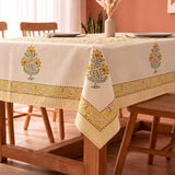 Handblock Table Cover (Sunbeam)