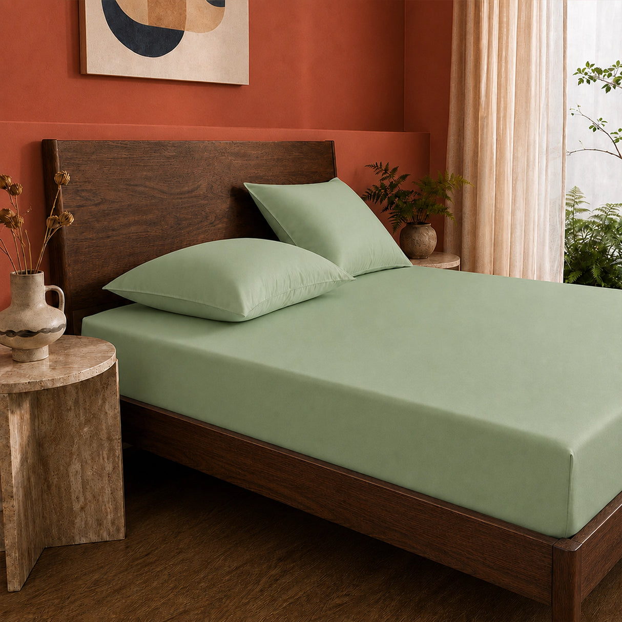 Organic Bamboo Fitted Sheet – Soft, Cool & Breathable