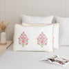 Pink Buta Quilted Pillow Covers