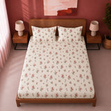 Blush Garden - Floral Fitted Sheet